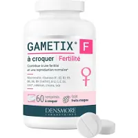 No Brand Gametix F Fertilité à croquer 60 pc(s) Comprimé(S) À Croquer