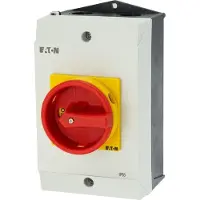Eaton P1-25/I2/SVB/HI11 Interrupteur électrique Interrupteur à bascule 3P rouge
