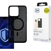 3mk Protection COOLing MagCase iPhone 13 Pro Max (Apple iPhone 13 Pro Max), Coque pour téléphone portable, Noir