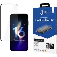 3MK Apple iPhone 16 Pro - Coque rigide HardGlass Max Lite noire