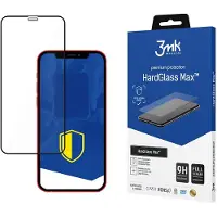 3mk Protection Protection d'écran Hardglass Max (1 pcs, Apple iPhone 12 Pro Max), Téléphone portable : film de protection, Transparent, Noir