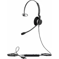 Jabra YOU'RE ON Jabra Biz 2300 USB Microsoft Lync Mono Casque Avec fil Arceau Bureau/Centre d'appels USB Type-A Noir