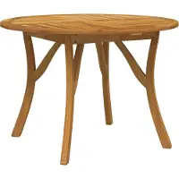 Syfax Table de jardin Ø 110 cm en acacia massif