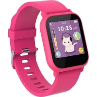 MaXlife , smartwatch pour enfants Suivi de la santé et contrôle de la musique Bluetooth, rouge fuchsia