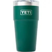 Yeti Rambler Stackable Cup 20oz Mag Slider Lid, Black Forest Green, tasse thermos empilable avec couvercle, 591 ml
