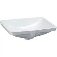 Laufen Vasque à encastrer PRO A 490x360mm avec trop-plein sans trou pour robinetterie blanc (360 mm, 490 mm)