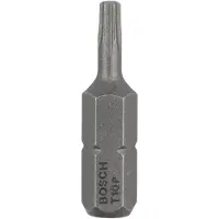 Bosch Lot de 3 embouts de vissage Extra-dur Torx T10 à queue 6 pans mâle 1/4 Longueur 25mm 2607001604
