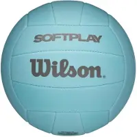 Wilson Ballon de volley-ball Soft Play bleu Bleu, taille unique