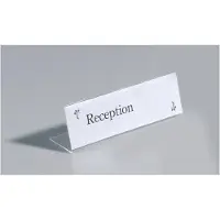 Durable Plaque de table en acrylique