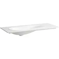 Laufen Il Bagno Alessi lavabo à poser, 1 trou pour robinet, sans trop-plein, avec bonde, 120x50cm, H8179794001111