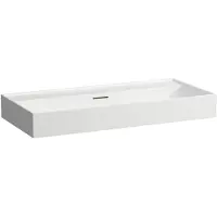 Laufen Kartell lavabo à poser, sans trou pour robinet, avec trop-plein, 1000x460mm, H8163377571091