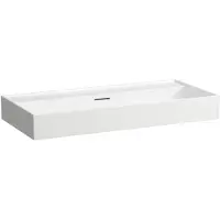 Laufen Kartell lavabo à encastrer, sans trou pour robinet, avec trop-plein, 1000x460mm, H8103374001091