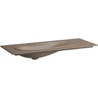 Laufen Il Bagno Alessi lavabo à poser, sans trou pour robinet, sans trop-plein, avec vidage, 120x50cm, H8179791881121