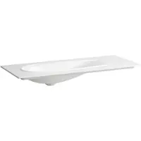 Laufen Il Bagno Alessi lavabo à poser, 1 trou pour robinet, avec trop-plein et vidage, 120x50cm, H8179797571041
