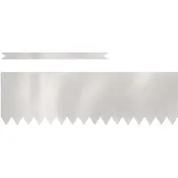 vidaXL Bordure de jardin, 20 pièces, 100 x 0,05 x 30 cm, acier inoxydable, argenté