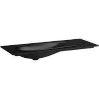 Laufen Il Bagno Alessi lavabo à poser, sans trou pour robinet, sans trop-plein, avec vidage, 120x50cm, H8179797161121