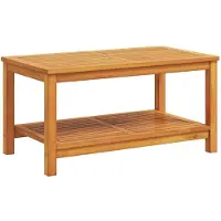 vidaXL Table d'appoint Huile naturelle 90 x 50 x 45 cm Bois massif Acacia