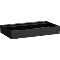 Laufen Kartell lavabo à encastrer, sans trou pour robinet, avec trop-plein, 800x460mm, H8103360201091