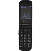 Denver Téléphone portable pour personnes âgées Electronics BAS-24800L Noir 2,4 pouces QVGA