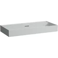 Laufen Kartell lavabo à encastrer, sans trou pour robinet, avec trop-plein, 1000x460mm, H8103377591091