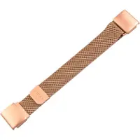 FIXED Bracelet en maille QuickFit, 20 mm, or rose (20 mm, Acier inoxydable, Métal), Sangles de montre, Rose