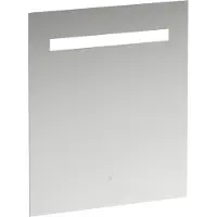 Laufen Miroir Leelo courant avec éclairage LED horizontal intégré, cadre en aluminium, 600 mm, version avec 1 interrupteur à capteur tactile, H4476329501441