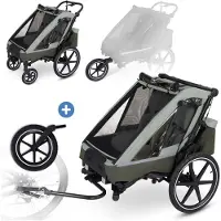 ABC Design Remorque vélo et poussette 3 en 1 Tour
