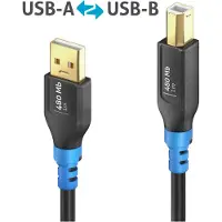 PureLink Câble FlexInstall USB-A vers USB-B USB 2.0 480 Mbps 1,00 m