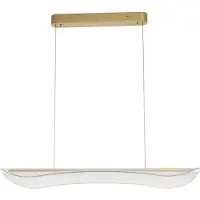 Lyora Suspension Agos Or avec plastique étroit