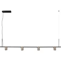 Lyora Suspension Sirmos Noir avec brun moka