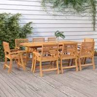 Prolenta Maison Exclusive - Table de jardin 200x90x75 cm en bois massif d'acacia