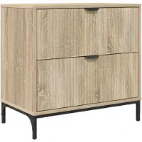 vidaXL Table de chevet avec tiroir Chêne sonoma 63,5 x 36 x 61 cm
