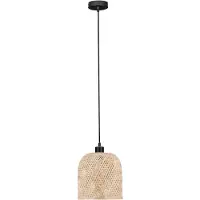 Lyora Suspension Intra noir avec capuchon en bambou