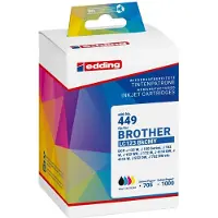 Edding Tintenpatrone 18-449-01 wie Brother LC123 sw/c/m/y 4St