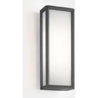 LEDS-C4 Skat : Applique murale, 23,9 W, lumière blanc chaud, 1266 lm, indice de protection IP65, couleur gris