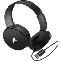 SBS Casque filaire avec prise USB-C et coussinets souples rotatifs