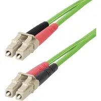StarTech.com .com 25m (82ft) LC to LC (UPC) OM5 Multimode Fiber Optic Cable, 50/125µm Duplex LOMMF Zipcord, VCSEL, 40G/100G, Bend Insensitive, Low Insertion Loss, LSZH Fiber Patch Cord