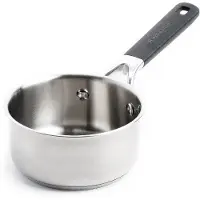 KitchenAid Casserole à manche en acier inoxydable , 14 cm, lavable au lave-vaisselle et allant au four