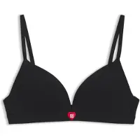 HUGO Heart Triangle 10251623 Bra Noir S Femme