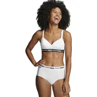 Puma Slips Femme Culotte Paquet de 2 femme - Blanc - EU M