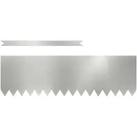 vidaXL Bordure de jardin, 10 pièces, 100 x 0,05 x 30 cm, acier galvanisé