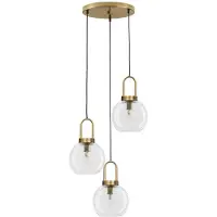Nova Luce Lustre triple Irvine 9241190