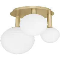 Nova Luce ALLEN Plafonnier E27 triple or 53,5x48x39cm dimmable 9028848 (E27)