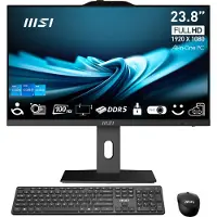 MSI AIO PRO AP242P 14M-649XEU i5-14400 23,8" IPS LED FHD Non tactile Antireflet 16 Go SSD 512 Go M.2 AX211 WiFi 6E Sans système d'exploitation Noir