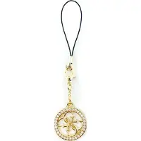 GUESS zawieszka GUCPM4DRD Phone Strap 4G Rhinestone Charm, (Matières plastiques, Métal, Nylon)