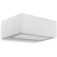 LEDS-C4 Applique extérieure LED C4 Nemesis - 12,6 W, lumière blanc chaud, 834 lm, indice de protection IP65, couleur blanche