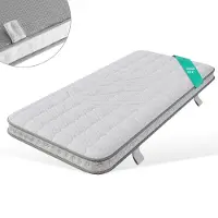 Youjia Matelas à ressorts ensachés à 7 zones, dimensions 90x190 x 10 cm, fermeté H3, matelas hybride avec mousse à froid, matelas ergonomique et orthopédique pour canapé-lit
