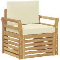 Syfax Ensemble de canapés d'extérieur Polyester Blanc