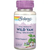 Solaray Wild Yam Capsules 60 Units Blanc,Violet