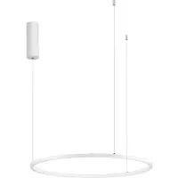 Lyora Suspension ronde Tarquin blanc Ø 60cm